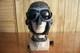 Surplus Mig-15 Pilot Winter Leather Flight Helmet, Microphone, MiG Goggles