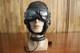 Surplus Mig-15 Pilot Winter Leather Flight Helmet, Throat Microphone, Goggles