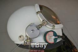 Surplus Original Red MiG-21 Fighter Pilot Flight Helmet Tk-4, Pressure Suit