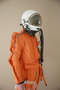 Surplus fighter pilot high altitude sealed Helmet 2# Pressure Fly Suit DC-6 2#