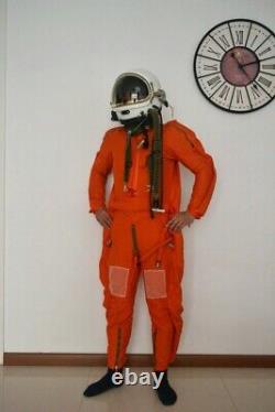 Surplus fighter pilot high altitude sealed Helmet, Pressure Fly Suit DC-6