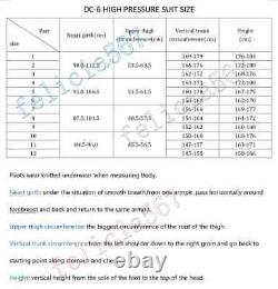 Surplus fighter pilot high altitude sealed Helmet, Pressure Fly Suit DC-6