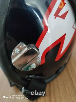 TOP GUN MAVERICK 2020 FLIGHT HELMET MOVIE PROP PILOT NAVAL AVIATOR With BACK STRAP