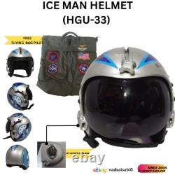 TOP GUN MAVERICK ICE MANFIGHTER PILOT FLIGHT HELMET HGU-33+bag