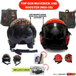 TOP GUN MAVERICK and ROOSTER -TOP GUN MOVIE PROP USN PILOT FLIGHT HELMET(HGU-55)