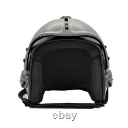 TOP GUN PLAIN GREY FLIGHT HELMET MOVIE PROP PILOT NAVAL AVIATOR USN NAVY With BAG