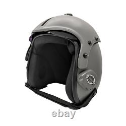 TOP GUN PLAIN GREY FLIGHT HELMET MOVIE PROP PILOT NAVAL AVIATOR USN NAVY With BAG