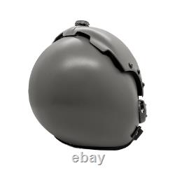 TOP GUN PLAIN GREY FLIGHT HELMET MOVIE PROP PILOT NAVAL AVIATOR USN NAVY With BAG