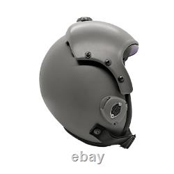 TOP GUN PLAIN GREY FLIGHT HELMET MOVIE PROP PILOT NAVAL AVIATOR USN NAVY With BAG