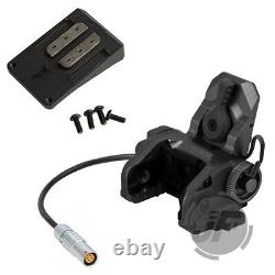 Tactical GSGM DPAM NVG Mount & HGU-56/P SPH-4 Pilot Flight Helmet Shroud Adapter