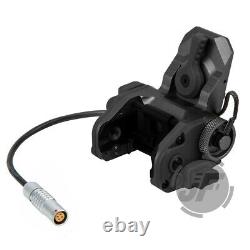 Tactical GSGM DPAM NVG Mount & HGU-56/P SPH-4 Pilot Flight Helmet Shroud Adapter