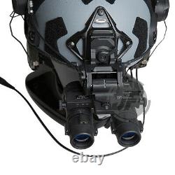 Tactical GSGM DPAM NVG Mount & HGU-56/P SPH-4 Pilot Flight Helmet Shroud Adapter