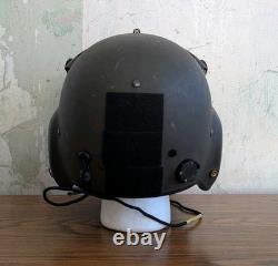Tested Functional Gentex Hgu-56 Helicopter Pilot Flight Helmet Sz LG Full Setup