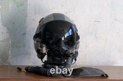 Tested Functional Hgu-55ce Pilot Flight Helmet with Mbu-20ce Early 1st Gen Sz LG