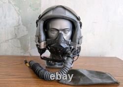 Tested Functional Hgu-55ce Pilot Flight Helmet with Mbu-20ce Early 1st Gen Sz LG