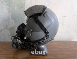 Tested Functional Hgu-55ce Pilot Flight Helmet with Mbu-20ce Early 1st Gen Sz LG
