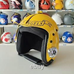 The Blue Angels Hgu-33 Flight Helmet Movie Prop Pilot Aviator Usn Chrome + Pin