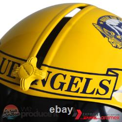The Blue Angels V3 Blue Hgu-33 Flight Helmet Movie Prop Pilot Aviator Usn +patch