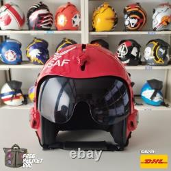 Thunderbirds Squadron Flight Hgu-33 Helmet Prop Pilot Usaf Us Air Force + Hl Bag Thunderbirds Squadron Flight Hgu-33 Helmet Prop Pilot Usaf Us Air Force + Hl Bag