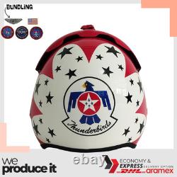 Thunderbirds Squadron Flight Hgu-33 Helmet Prop Pilot Usaf Us Air Force + Patch