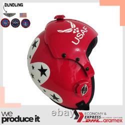 Thunderbirds Squadron Flight Hgu-33 Helmet Prop Pilot Usaf Us Air Force + Patch