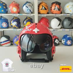 Thunderbirds Squadron Flight Hgu-33 Helmet Prop Pilot Usaf Us Air Force V2 +shrt