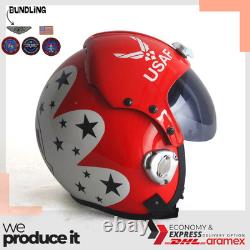Thunderbirds V2 Squadron Flight Hgu-33 Helmet Prop Pilot Usaf Us Air Force +ptch Thunderbirds V2 Squadron Flight Hgu-33 Helmet Prop Pilot Usaf Us Air Force +ptch