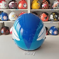Top Gun Blue Omaha Hgu-55 Flight Helmet Movie Prop Pilot Naval Aviator Usn + Pin
