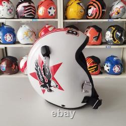 Top Gun Bob Hgu-33 Flight Helmet Movie Prop Pilot Aviator Usn Navy + Hl Bag