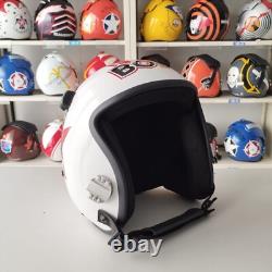Top Gun Bob Hgu-33 Flight Helmet Movie Prop Pilot Aviator Usn Navy + Hl Bag