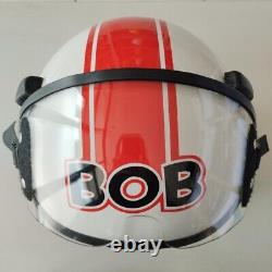Top Gun Bob Hgu-33 Flight Helmet Movie Prop Pilot Aviator Usn Navy + Hl Bag