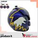 Top Gun Cougar Hgu-33 Flight Helmet Movie Prop Pilot Aviator Usn Navy + Patch