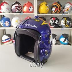Top Gun Cougar Hgu-33 Flight Helmet Movie Prop Pilot Aviator Usn Navy V2 + Shirt