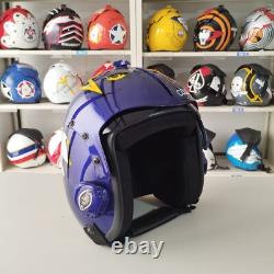 Top Gun Cougar Hgu-33 Flight Helmet Movie Prop Pilot Aviator Usn Navy V2 + Shirt