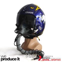 Top Gun Cougar Hgu-33 Flight Helmet Movie Prop Pilot Usn+ Mbu-12/p Mask Replica