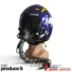Top Gun Cougar Hgu-33 Flight Helmet Movie Prop Pilot Usn+ Mbu-12/p Mask Replica