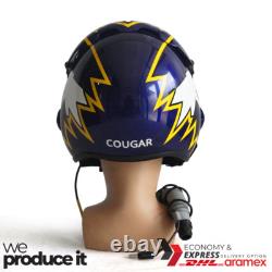 Top Gun Cougar Hgu-33 Flight Helmet Movie Prop Pilot Usn+ Mbu-12/p Mask Replica