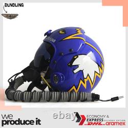 Top Gun Cougar V2 HGU-33 Flight Helmet Movi Prop Pilot Aviator USN+ MBU Mask Rep