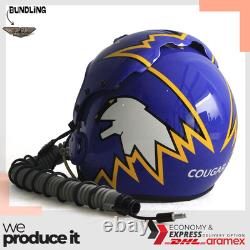 Top Gun Cougar V2 HGU-33 Flight Helmet Movi Prop Pilot Aviator USN+ MBU Mask Rep