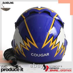 Top Gun Cougar V2 HGU-33 Flight Helmet Movi Prop Pilot Aviator USN+ MBU Mask Rep