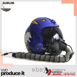 Top Gun Cougar V2 HGU-33 Flight Helmet Movi Prop Pilot Aviator USN+ MBU Mask Rep