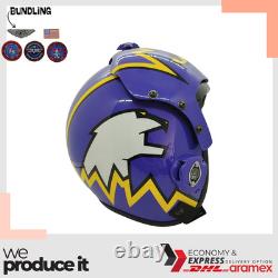 Top Gun Cougar V2 Hgu-33 Flight Helmet Movie Prop Pilot Aviator Usn Navy + Patch