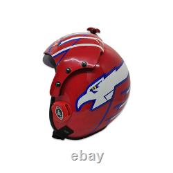 Top Gun Goose Blue Hgu-33 Flight Helmet Movie Prop Pilot Aviator Usn Navy+shirt