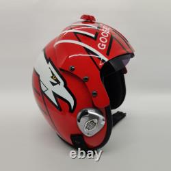 Top Gun Goose HGU-33 Flight Helmet Prop Pilot Naval Aviator USN Navy + HL Bag