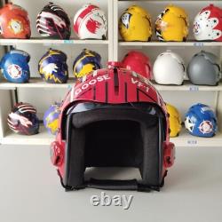 Top Gun Goose Hgu-33 Flight Helmet Movie Prop Pilot Aviator Usn Navy+ T-shirt