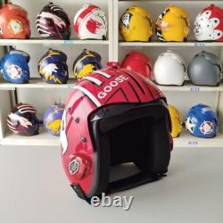 Top Gun Goose Hgu-33 Flight Helmet Movie Prop Pilot Aviator Usn Navy+ T-shirt