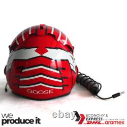 Top Gun Goose Hgu-33 Flight Helmet Movie Prop Pilot Usn+ Mbu-12/p Mask Replica