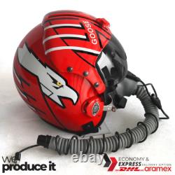 Top Gun Goose Hgu-33 Flight Helmet Movie Prop Pilot Usn+ Mbu-12/p Mask Replica