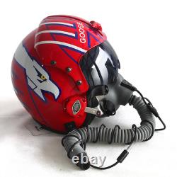 Top Gun Goose V2 Hgu-33 Flight Helmet Movie Prop Pilot Usn+ Mbu-12/p Mask Replic