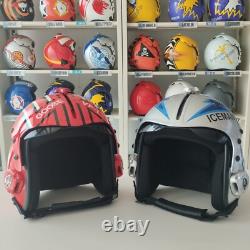 Top Gun Goose+iceman Hgu-33 Flight Helmet Movieprop Pilot Aviator Usn Navy+shirt